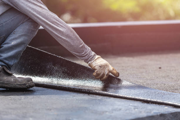 Professional Waterproofing technician working in Attica, MI
